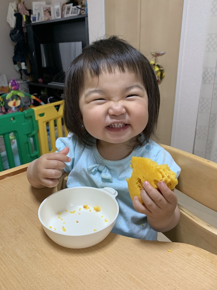 食べるの大好き 真似っこ大好き ちっちゃいイヤイヤ期到来中の1歳半 ゆいちゃんです コープ デリシェ