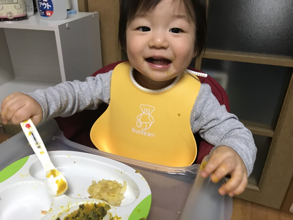 ゆず 1歳0ヶ月の男の子です 1歳を過ぎてから だいぶ食べれる物が多くなりました コープ デリシェ