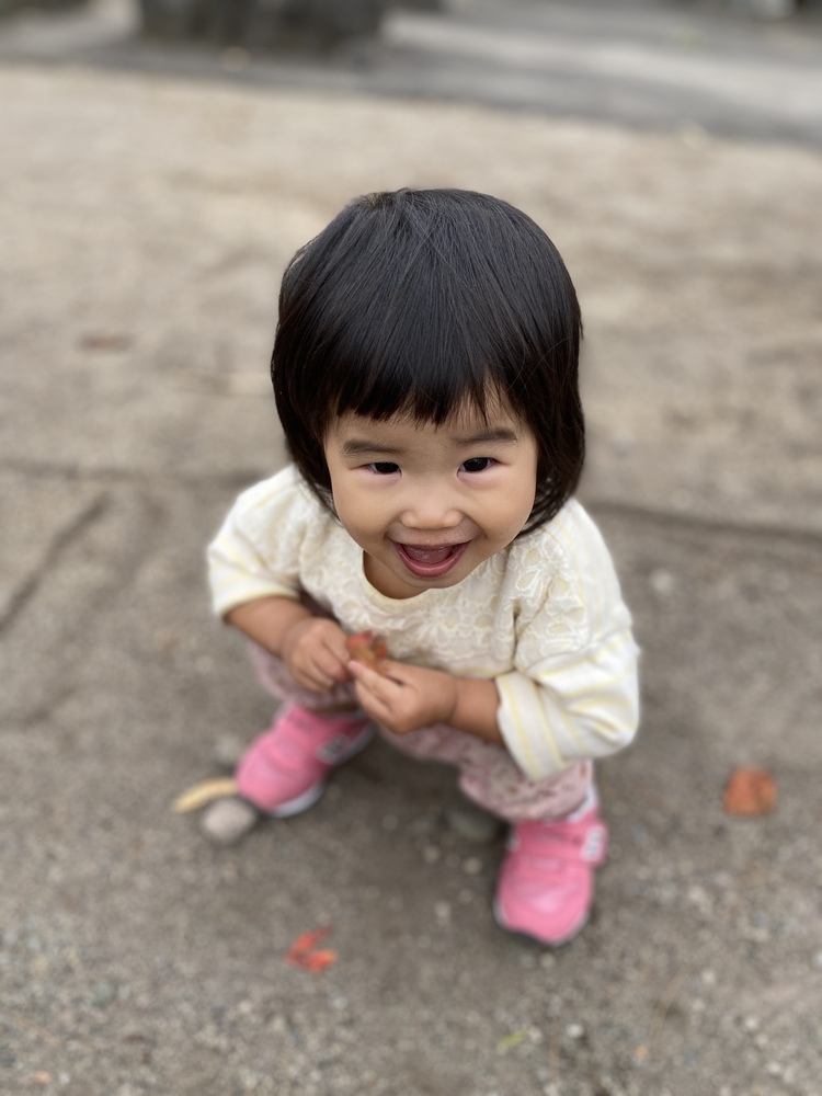 1歳7カ月です 小柄ながら 食べる時はモリモリ食べて お腹ぽっこり 笑 お豆腐が大好きです コープ デリシェ